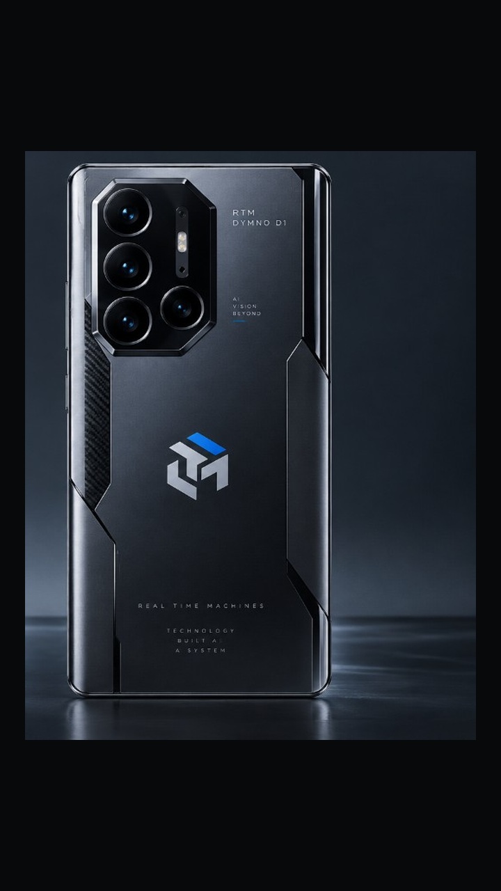 RTM One — back, camera island and Dymano branding